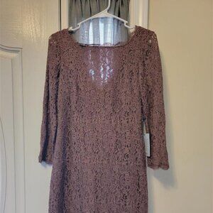 Adrianna Pappell Lace midi-dress